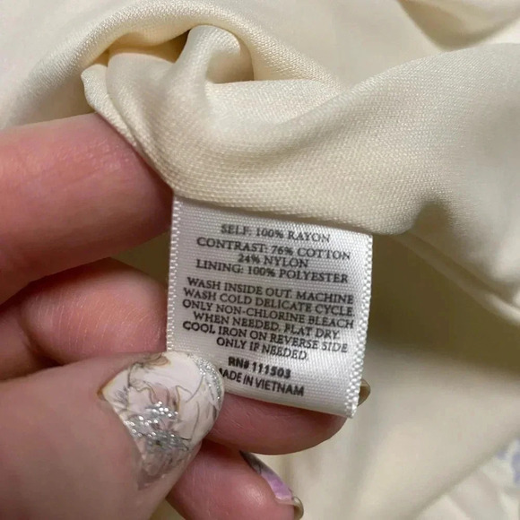 Disney Cinderella Dress Size Small Sleeveless Fit Flare Floral Lace Cut Out - Picture 8 of 9